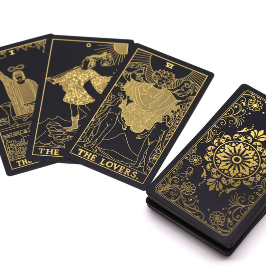 Tarot Dorado con Libro – Caja de Regalo
