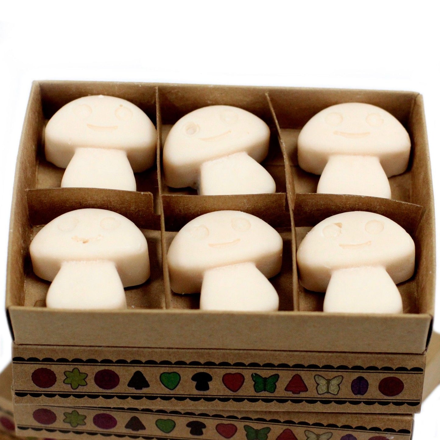 Caja de 6 Ceras de Soja – Nuez Moscada y Vainilla