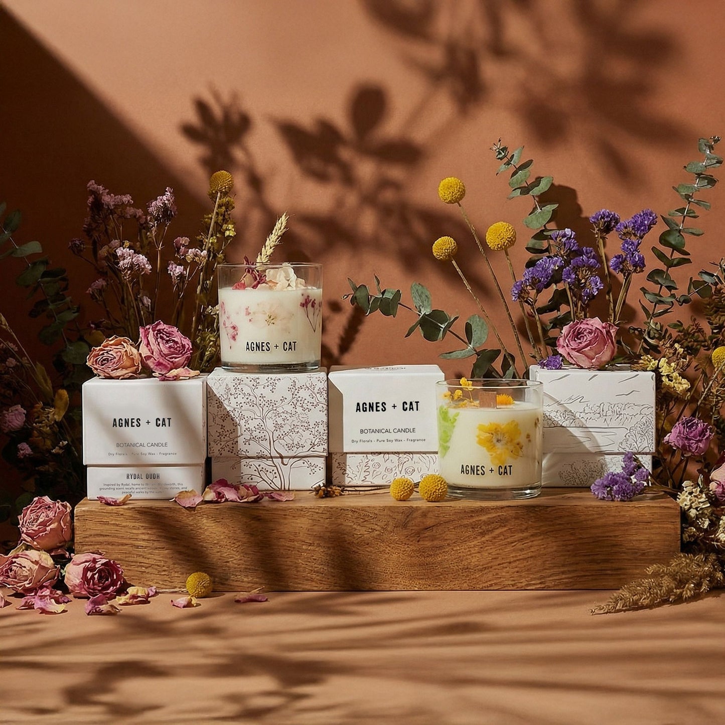 Vela de Soja Botánica Agnes & Cat – Roses of Sawrey