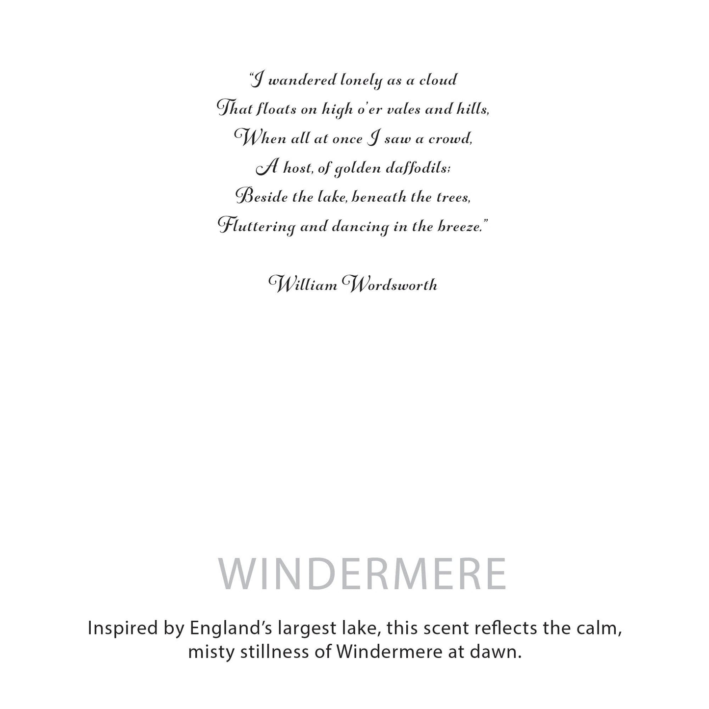 Vela de Soja Botánica Agnes & Cat – Windermere