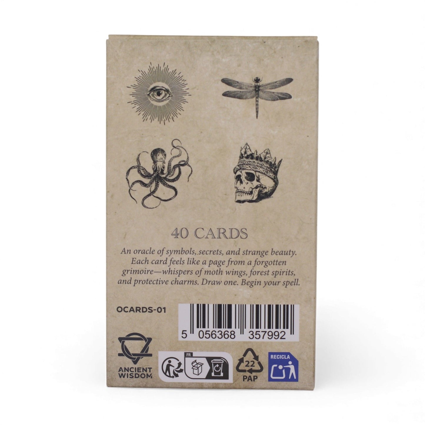 Cartas Oráculo del Libro de Hechizos – Mazo de Brujería