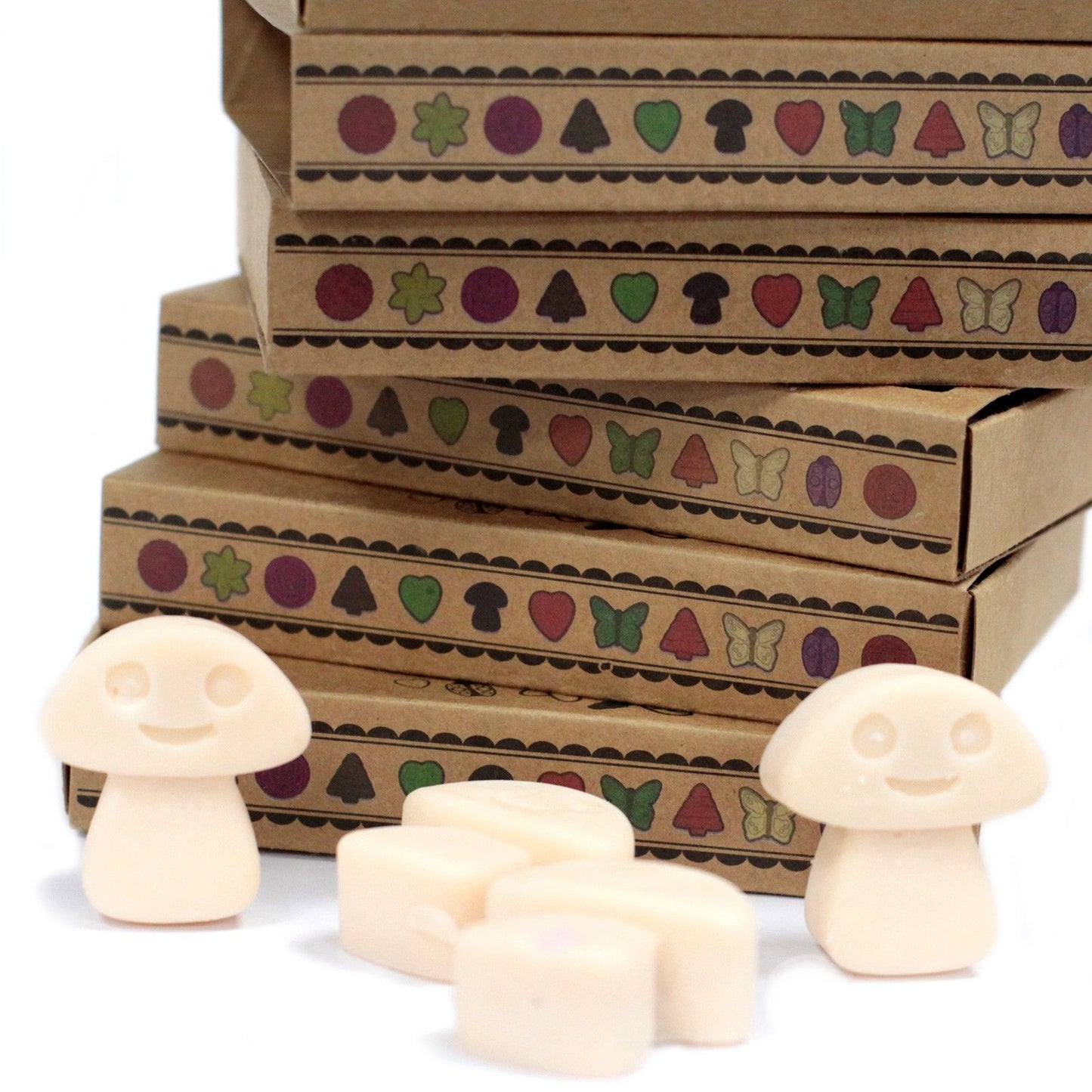 Caja de 6 Ceras de Soja – Nuez Moscada y Vainilla