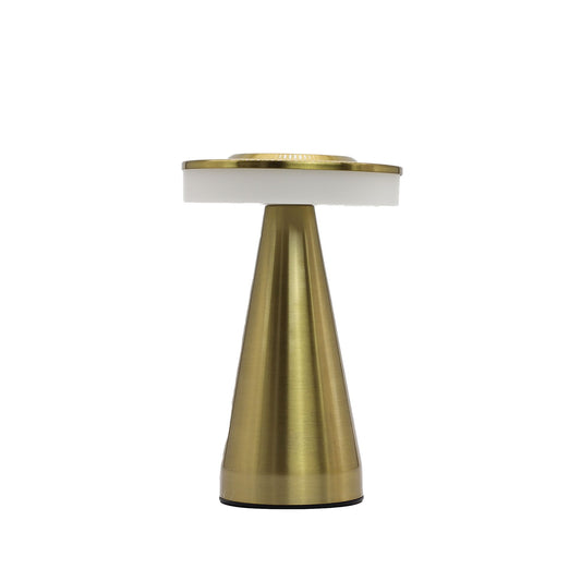 Lámpara Táctil Recargable – Tallo Alto Cobre USB