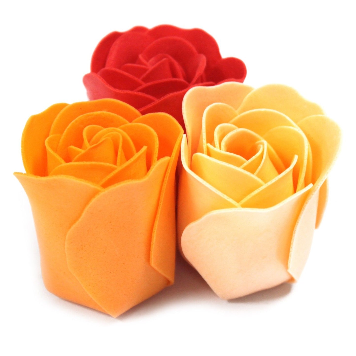 Set de 9 flores de jabón – Rosas melocotón