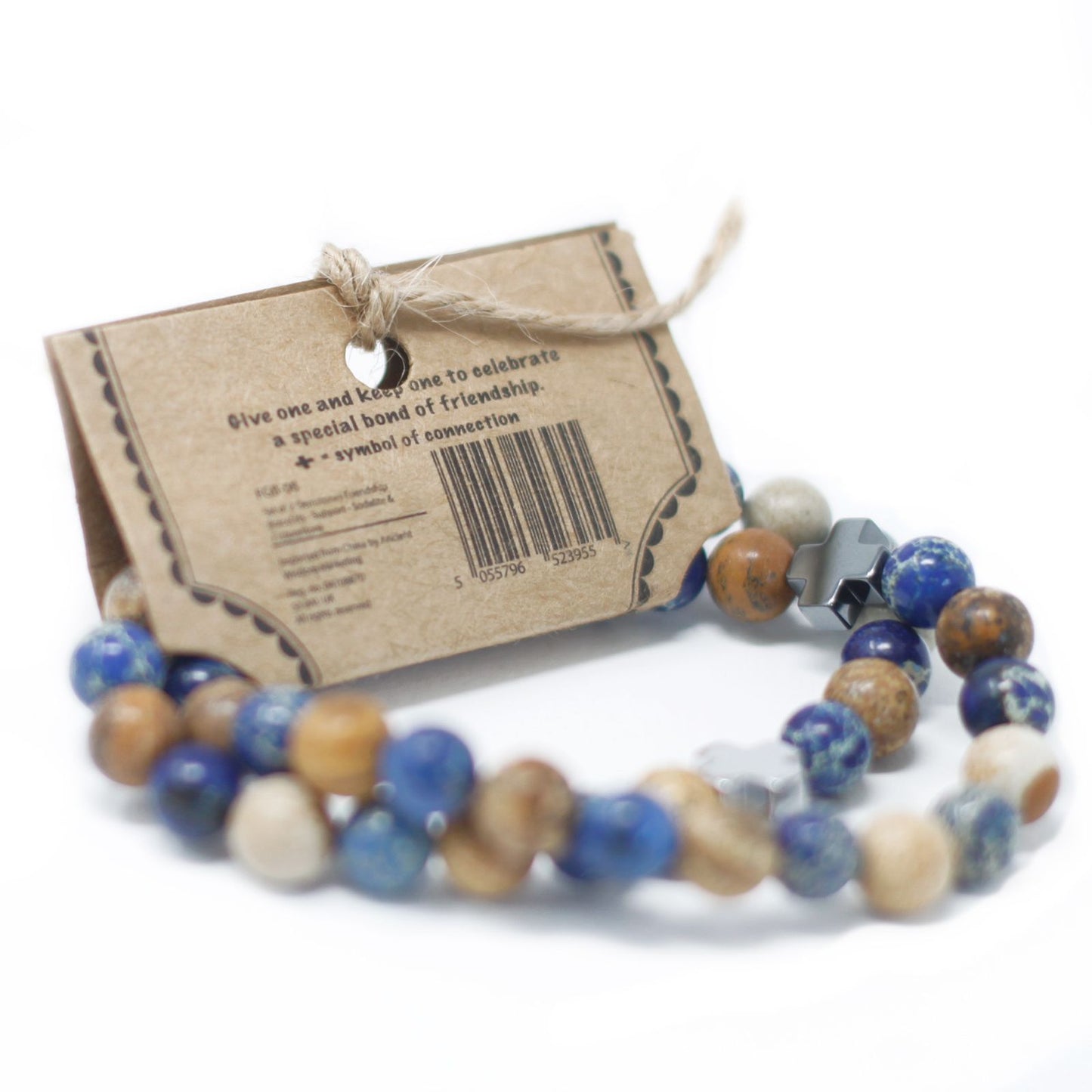 Set de 2 Pulseras de Ojo de Tigre y Blackstone – Fuerza y Protección