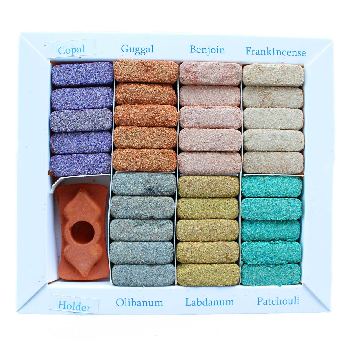 Set 70 Ladrillos de Incienso Natural Wild West con Quemador