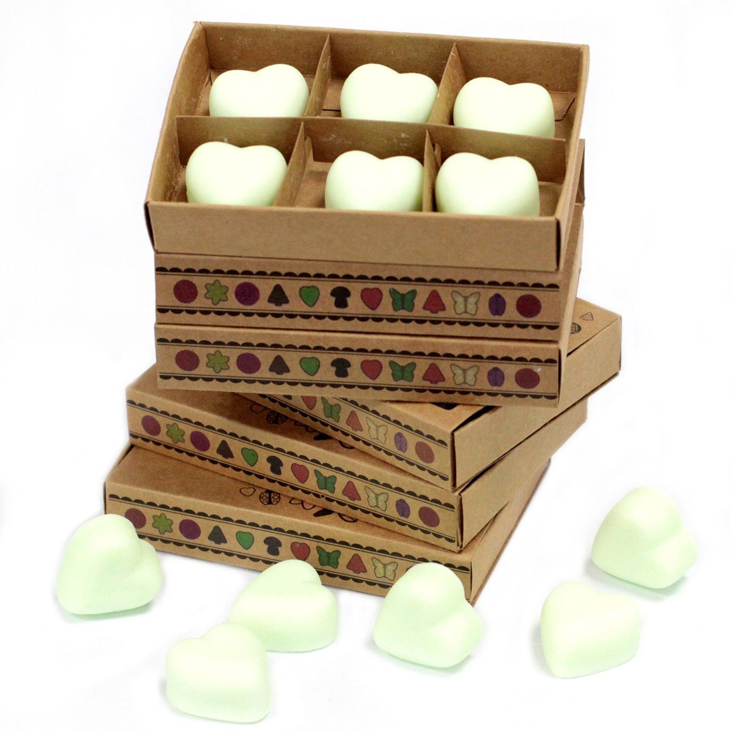 Ceras de Soja Aromáticas Menta & Mentol – Caja Regalo (6 unidades)