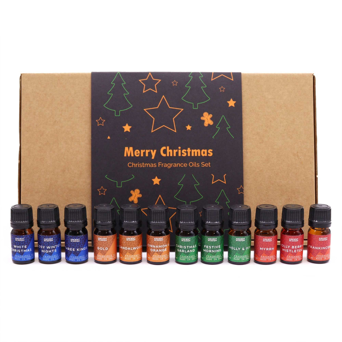 Set de 12 Aceites Aromáticos Navideños – Holy Scents
