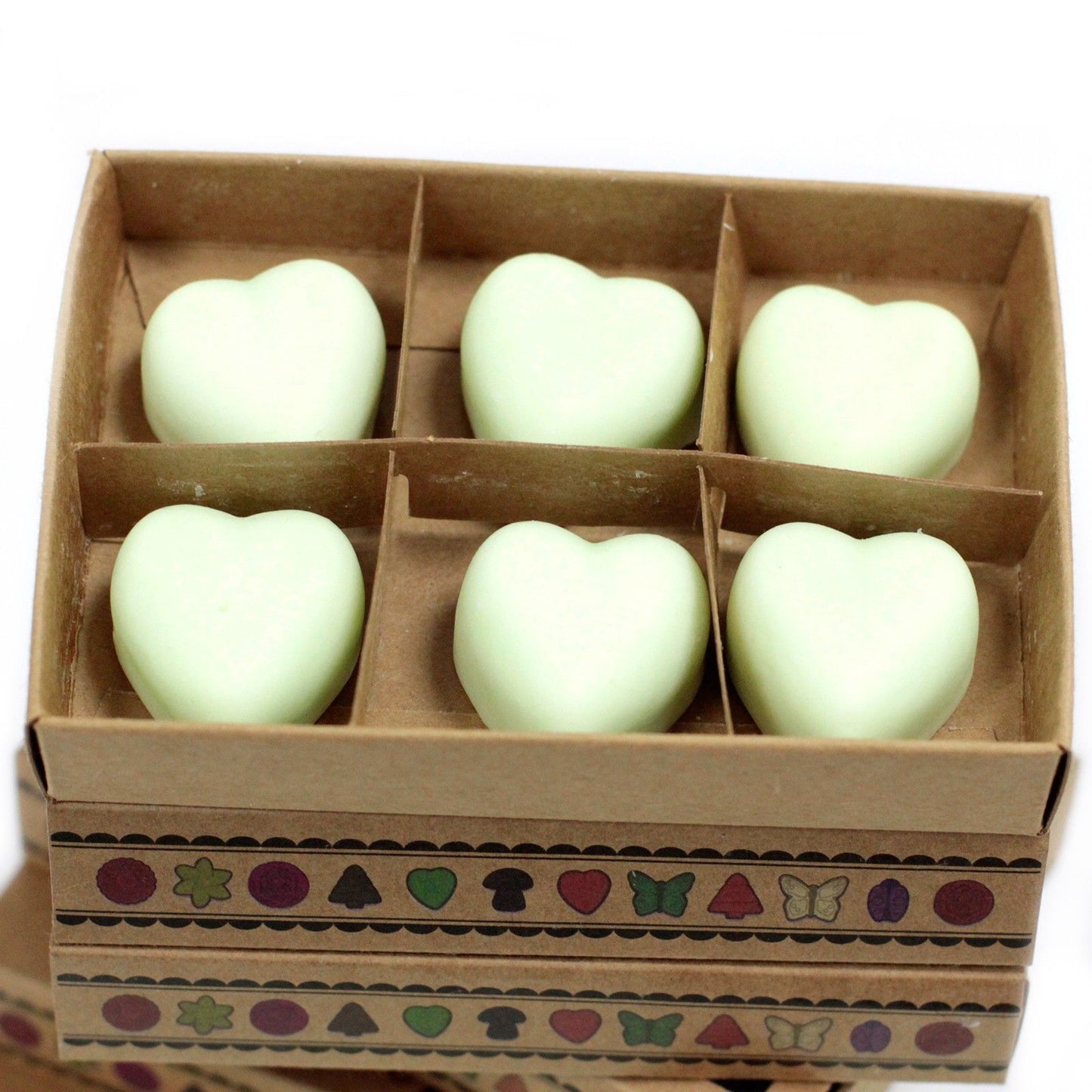 Ceras de Soja Aromáticas Menta & Mentol – Caja Regalo (6 unidades)