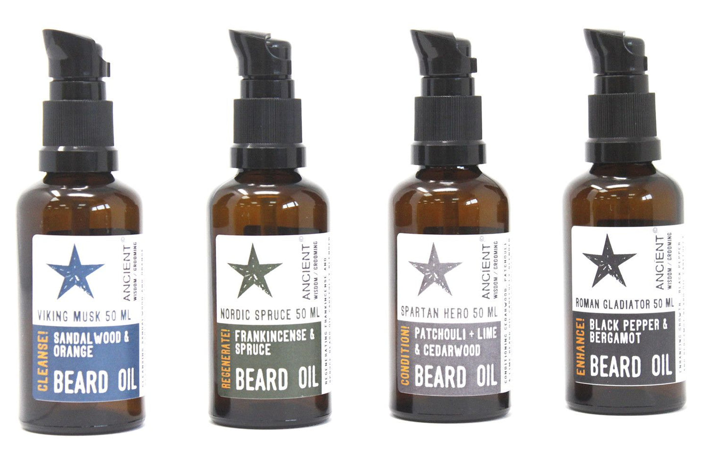 Aceite para Barba Héroe Espartano 50 ml – Cuidado y Estilo Diario