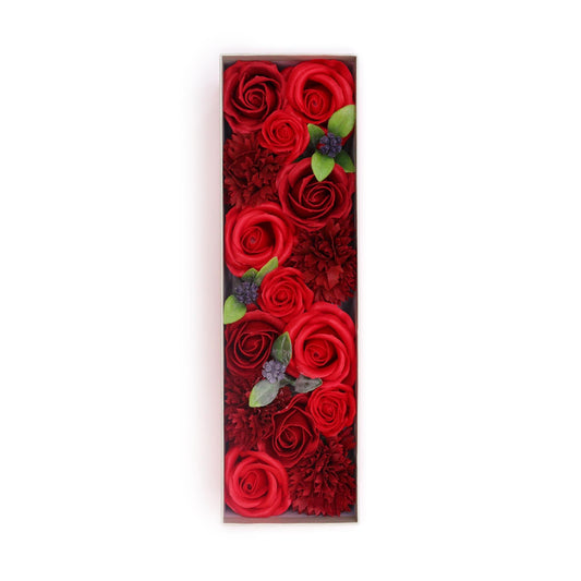 Rosas de Jabón Rojas – Caja Regalo Elegante