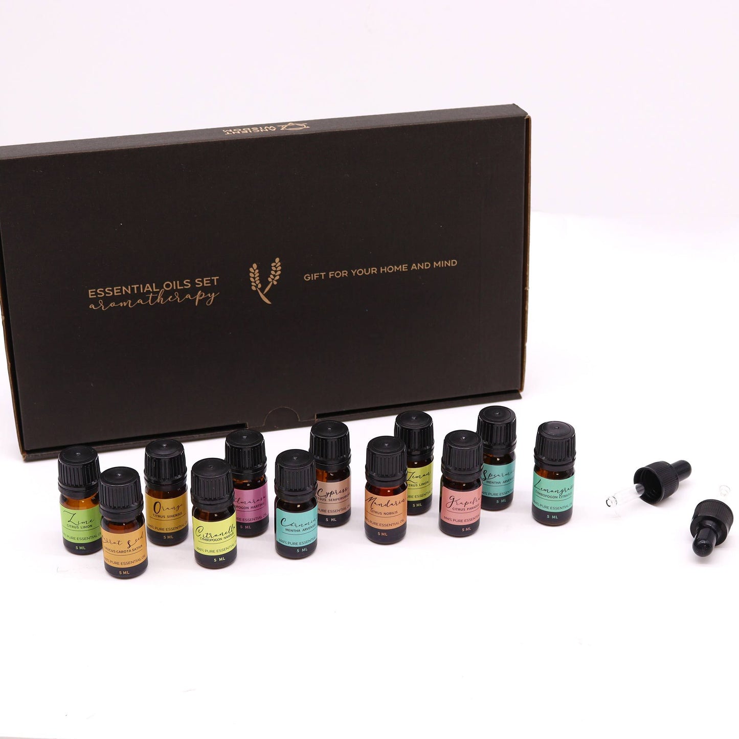 Set de Aceites Esenciales de Aromaterapia 5 ml – verano