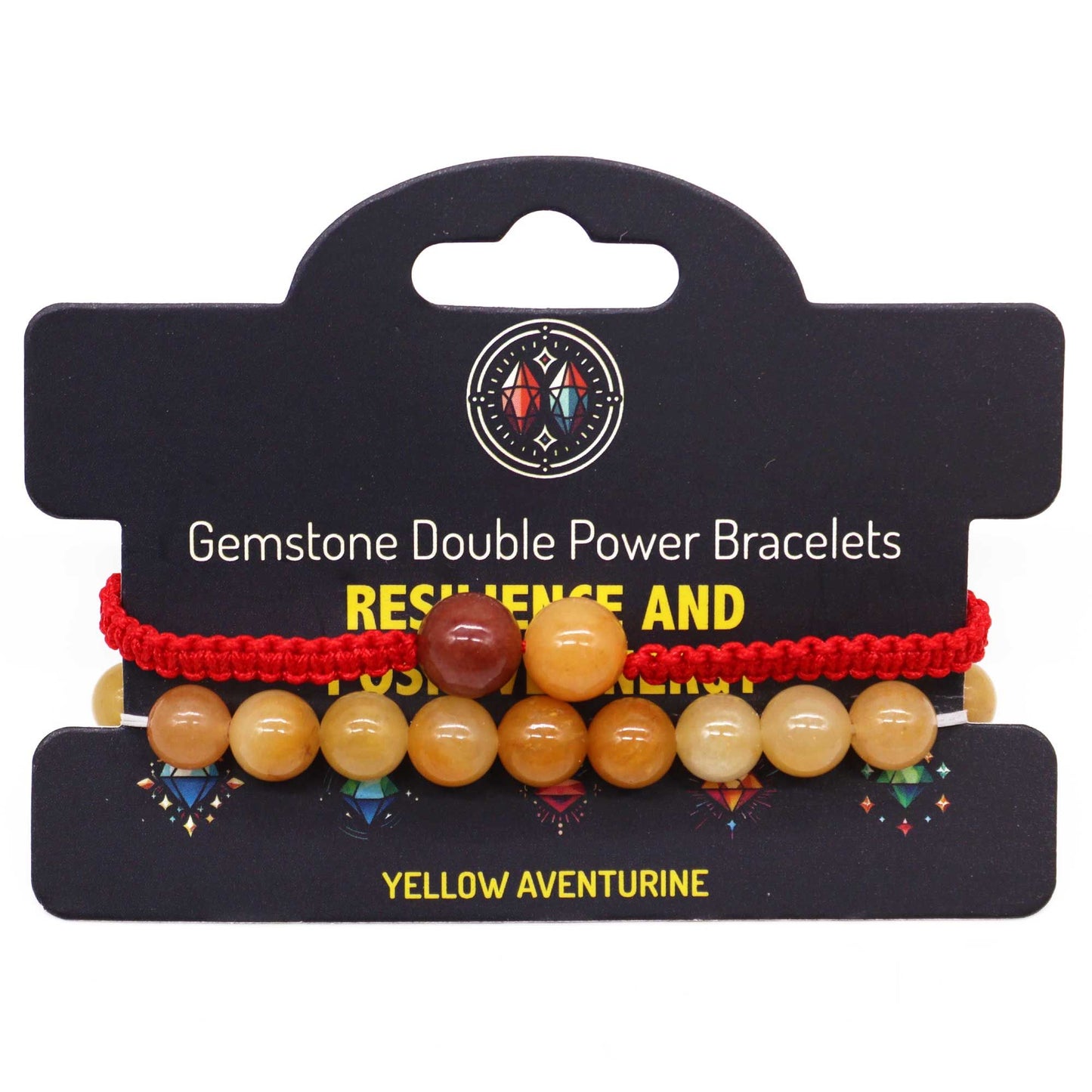 Pulseras Doble Poder de Aventurina Amarilla