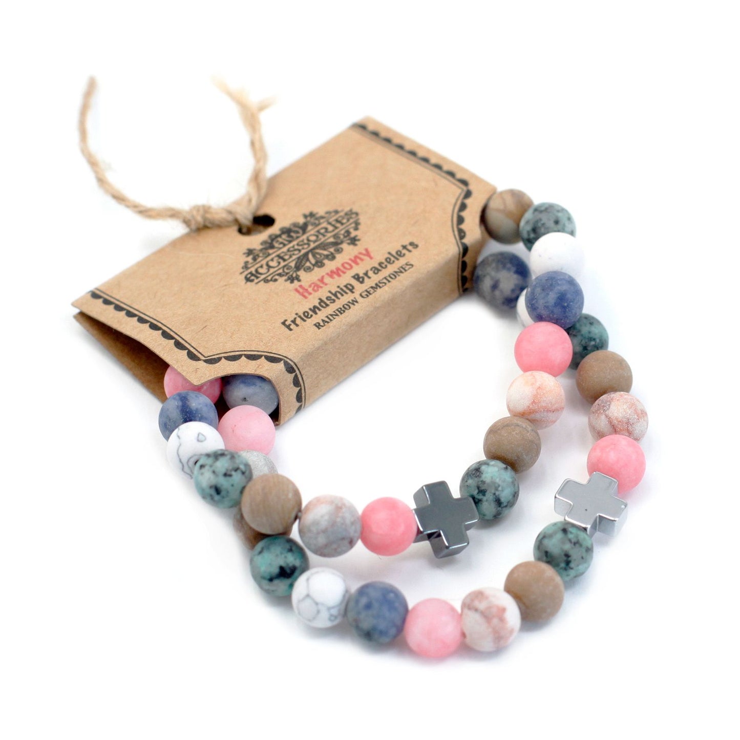 Pulsera Armonía con Piedras Naturales Arcoíris – Energía Positiva y Equilibrio