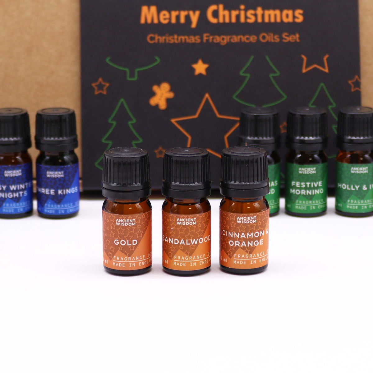 Set de 12 Aceites Aromáticos Navideños – Holy Scents