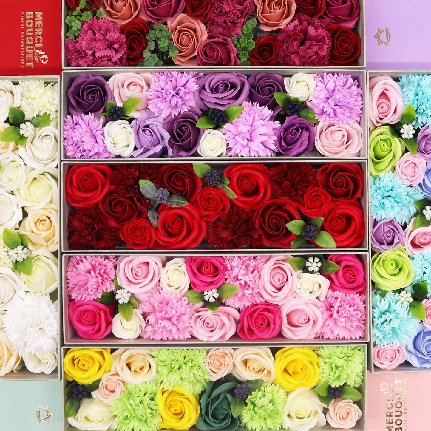 Rosas de Jabón Rojas – Caja Regalo Elegante