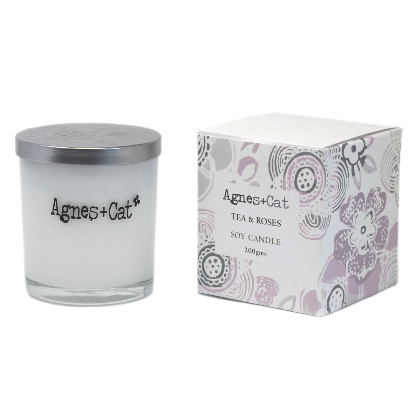 Vela premium Tea & Roses · Agnes & Cat