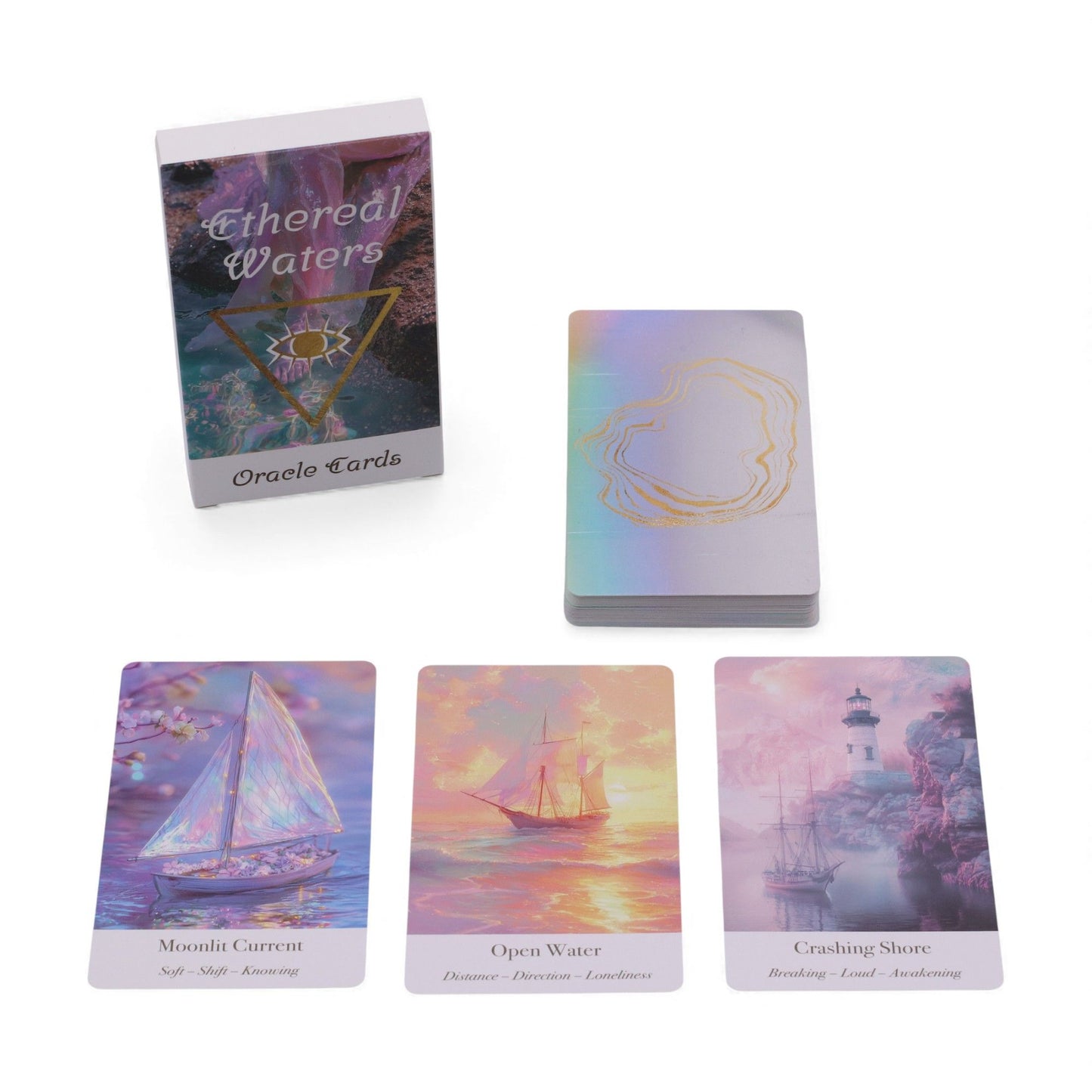 Cartas de Oráculo Aguas Etéreas | Sirenas y Luz de la Luna