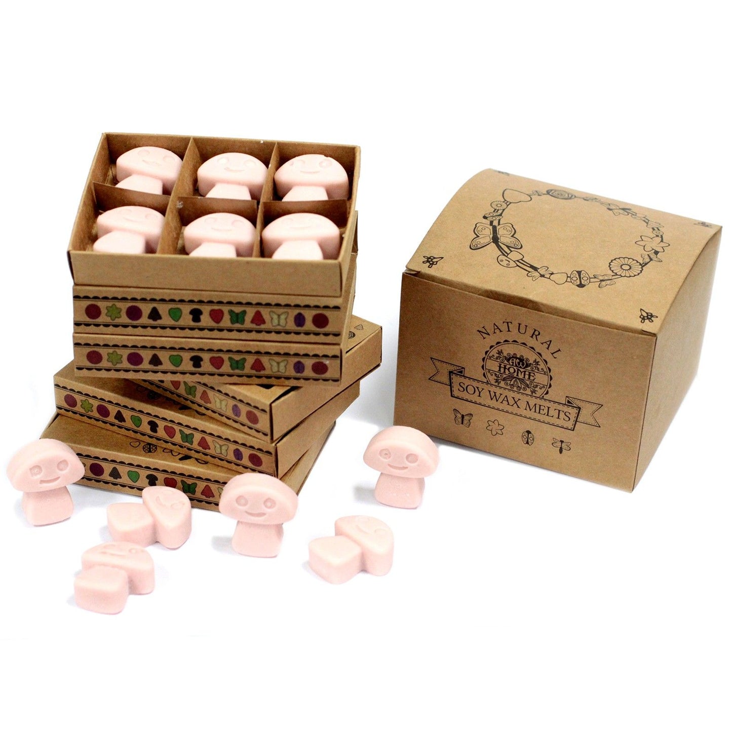 Caja Regalo de 6 Ceras de Soja – Jengibre