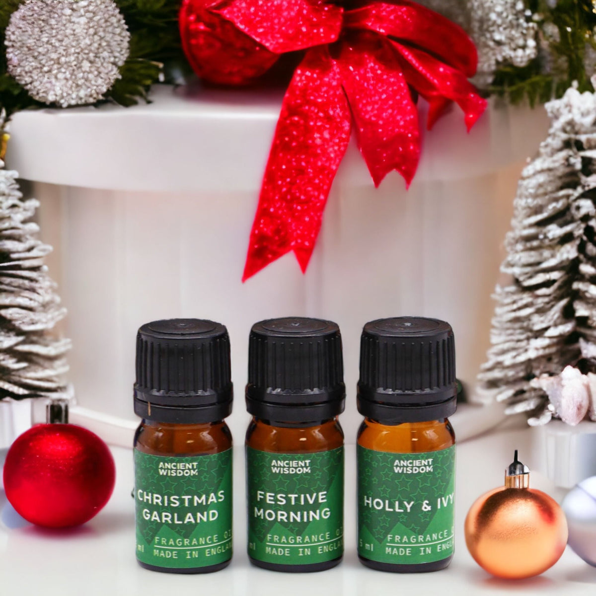 Set de 12 Aceites Aromáticos Navideños – Holy Scents
