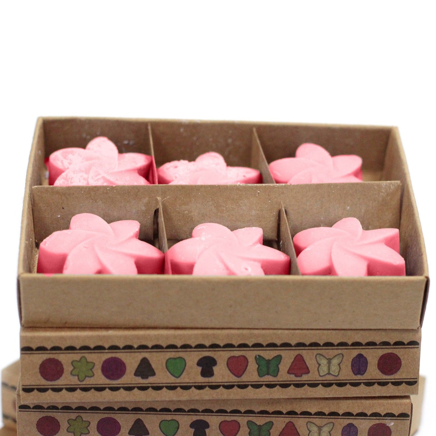 Caja de 6 ceras de soja aromáticas Magnolia Japonesa