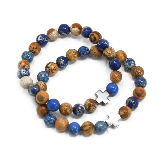 Pulsera de Piedras Naturales – Soporte Emocional Arcoíris