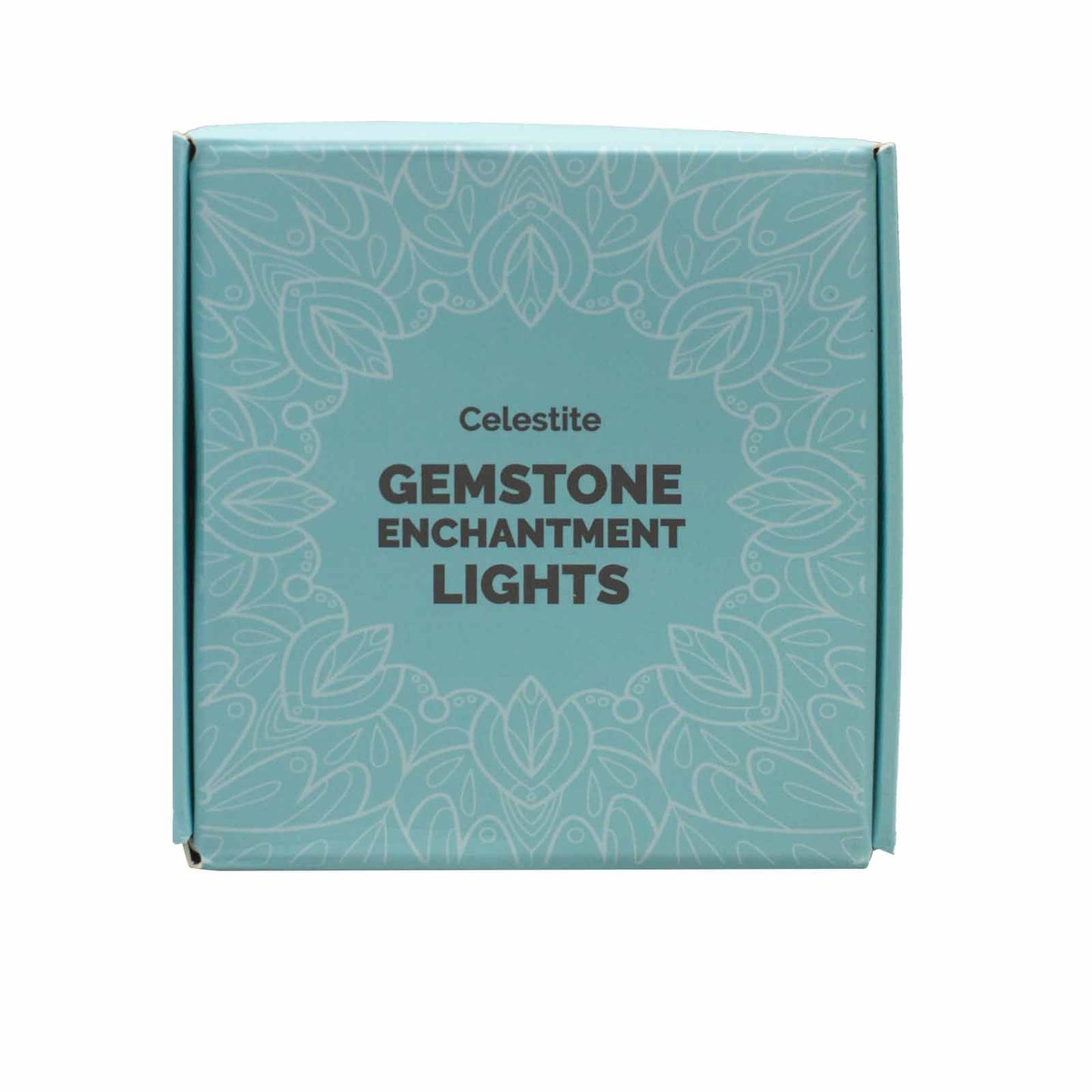 Luces Encantadas con Piedras Celestitas – Decoración Calmante y Equilibrante