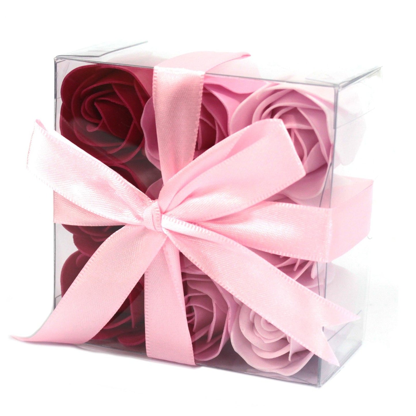 Set de 9 Flores de Jabón – Rosas Rosa | Regalo Romántico y Decorativo