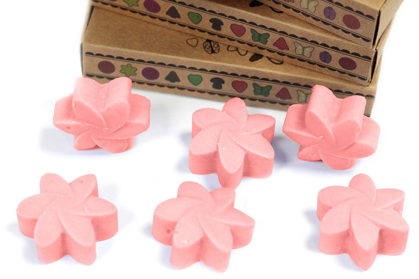 Caja de 6 ceras de soja aromáticas Magnolia Japonesa