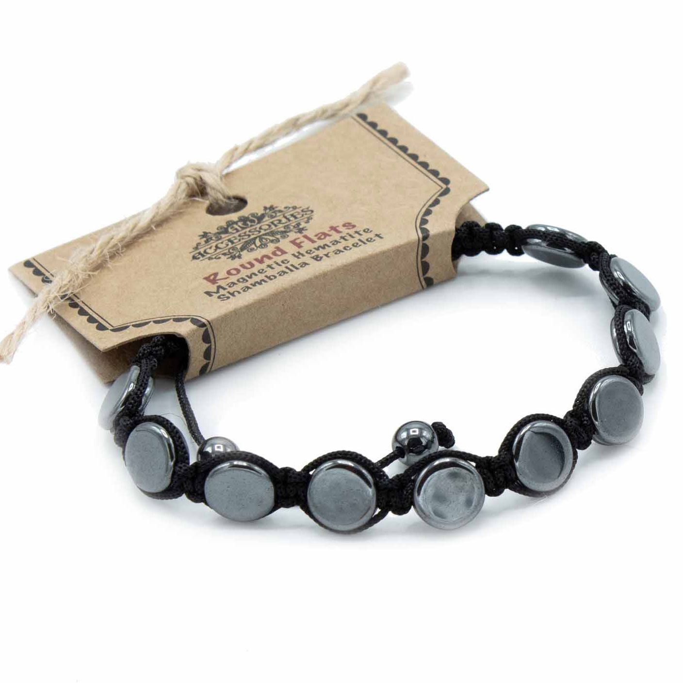 Pulsera Shamballa de Hematita – Círculo