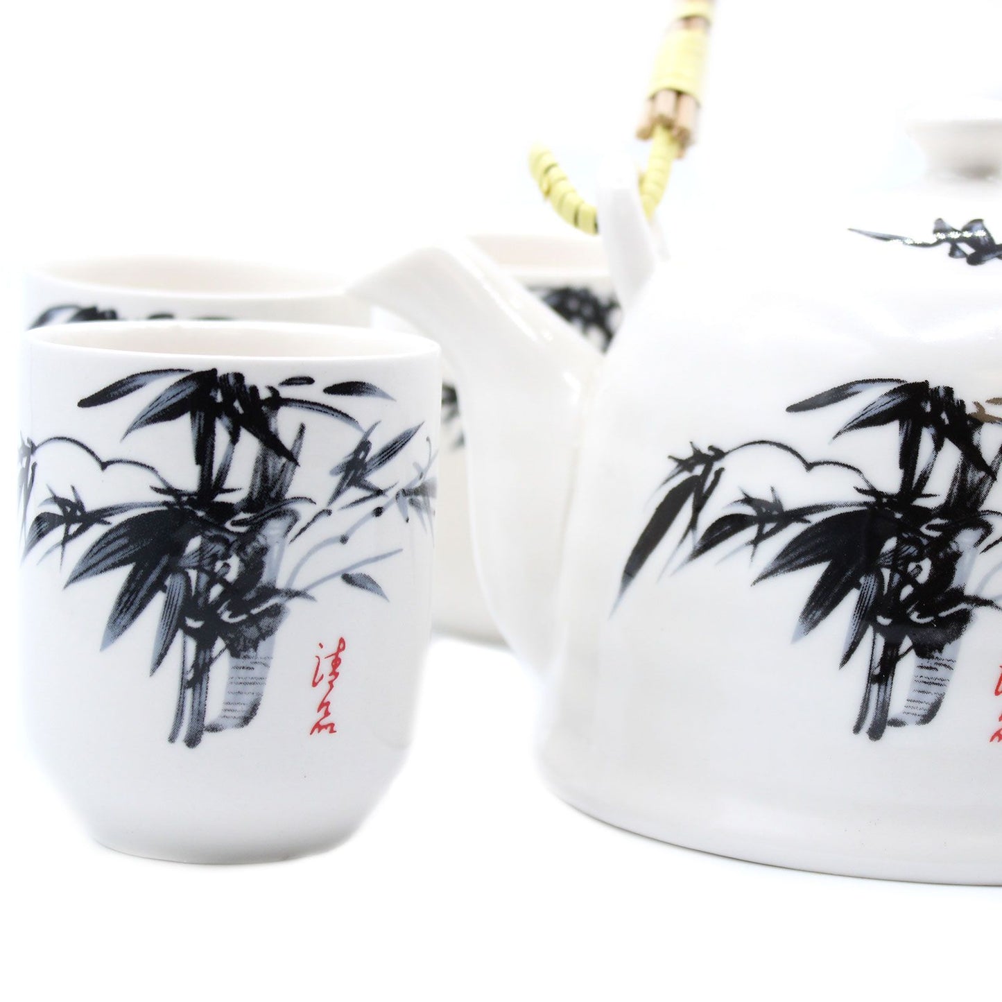 Set de tetera Piedra Oriental con tazas
