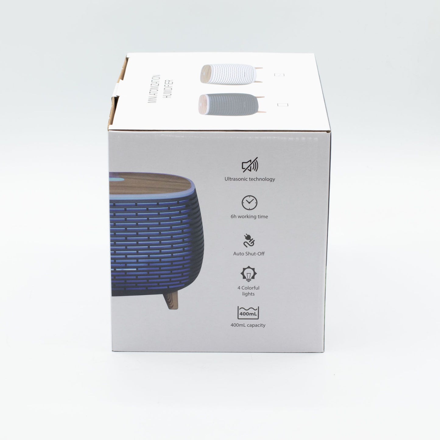 Difusor Ultrasónico LED 400 ml con Control Remoto