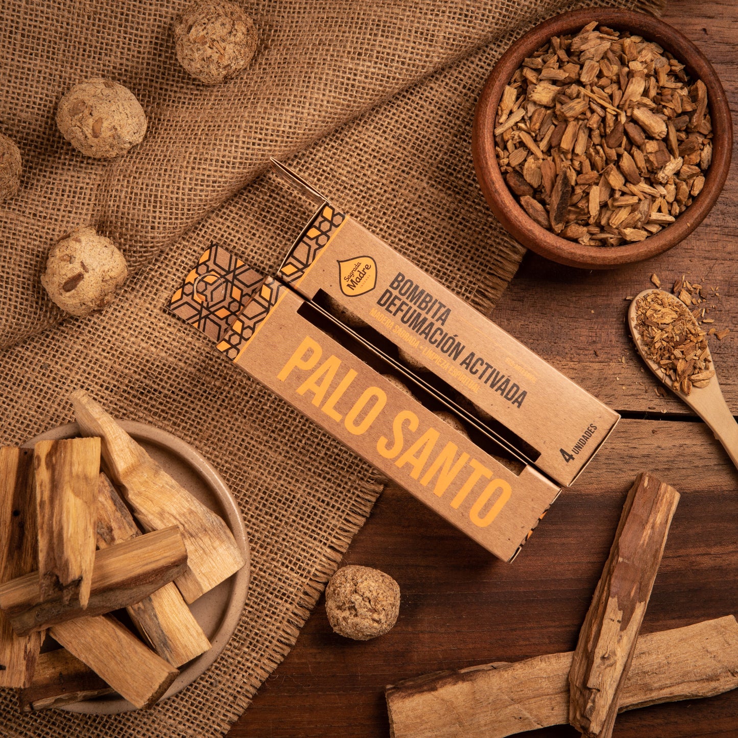 Incienso Bombitas Palo Santo – 4 uds