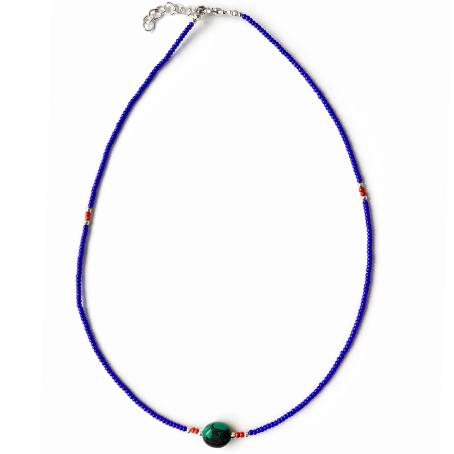 Collar Lapislázuli y Turquesa 42 cm
