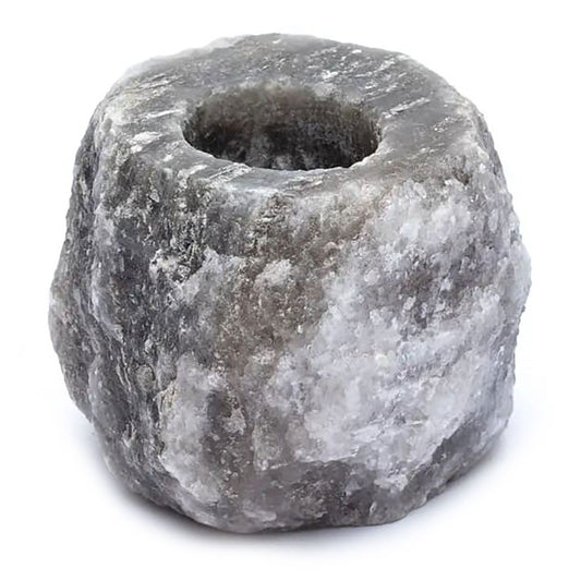 Portavelas de Sal Gris Natural – 500 a 800 g