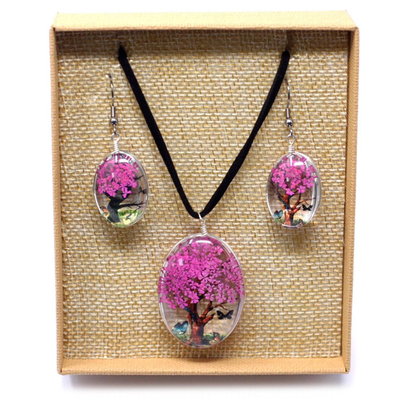 Pulsera Árbol de la Vida Rosa – Joyería Artesanal