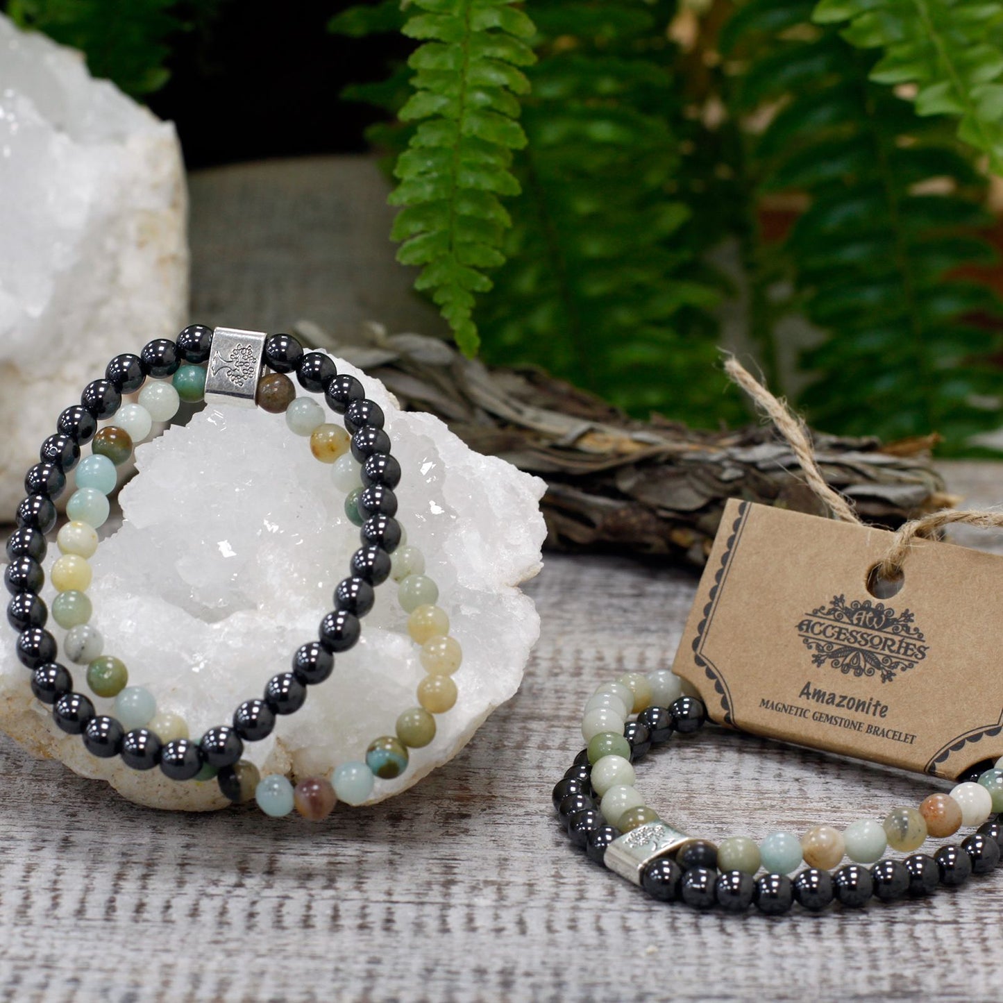 Pulsera de Piedras Magnéticas – Amazonite