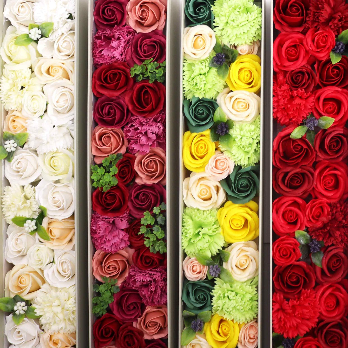 Caja Extra Larga Rosas de Jabón Primavera