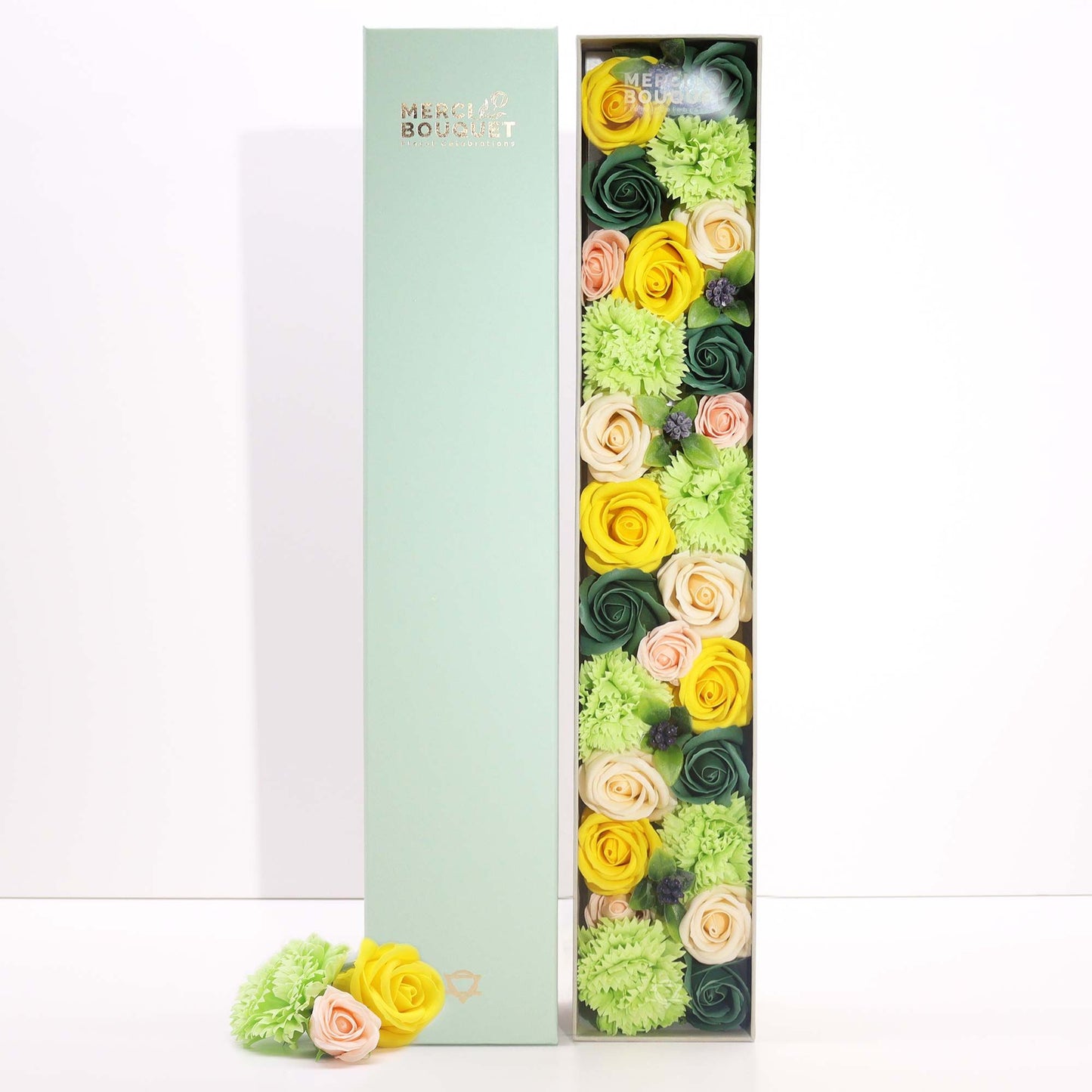 Caja Extra Larga Rosas de Jabón Primavera