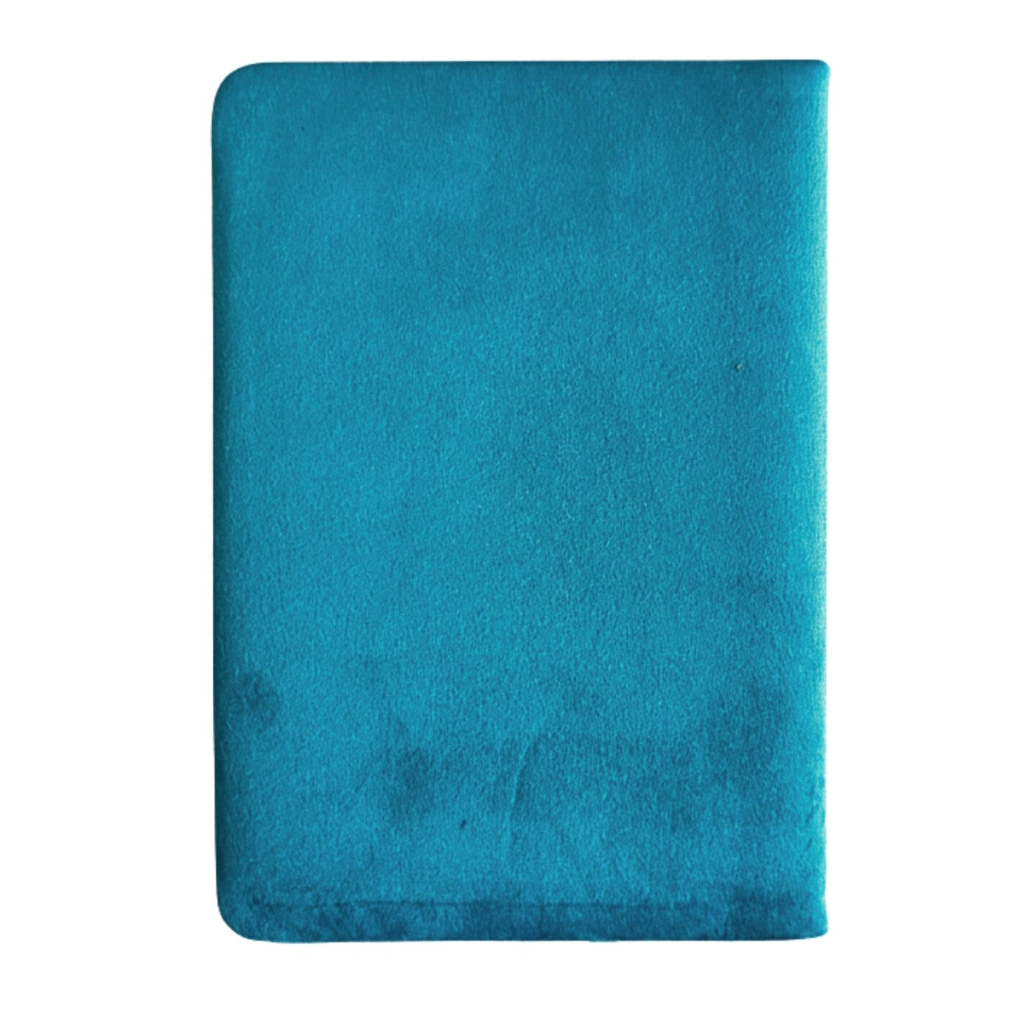 Cuaderno de Terciopelo Azul Claro – Abraza el Viaje | 80 Páginas para Diario y Notas