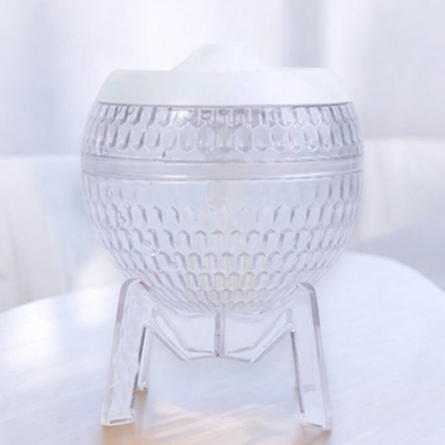 Difusor de Aroma Mundo Transparente USB – Cambio de Color y Luz Ambiental