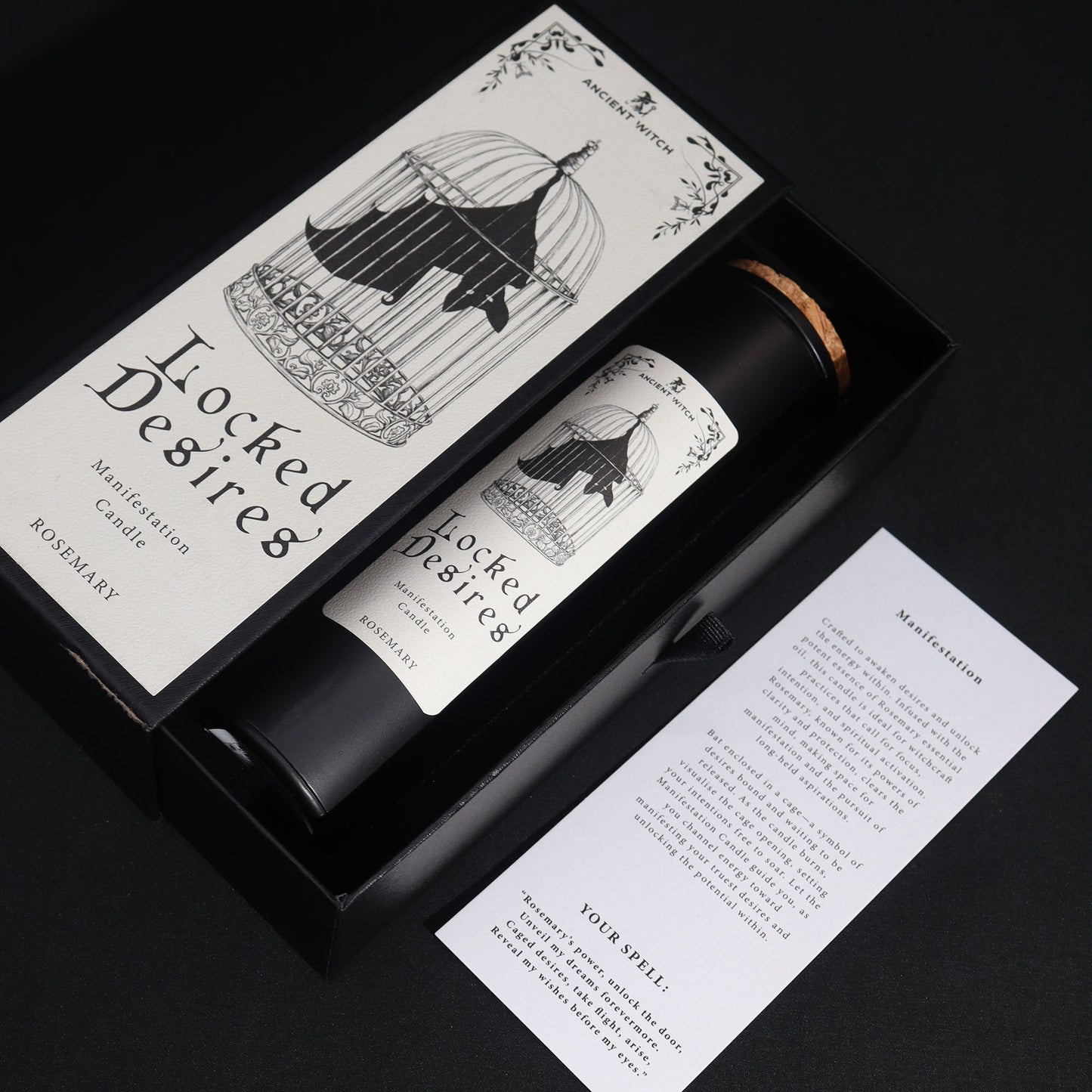 Vela Purificadora de Brujas Antiguas – Deseos Bloqueados