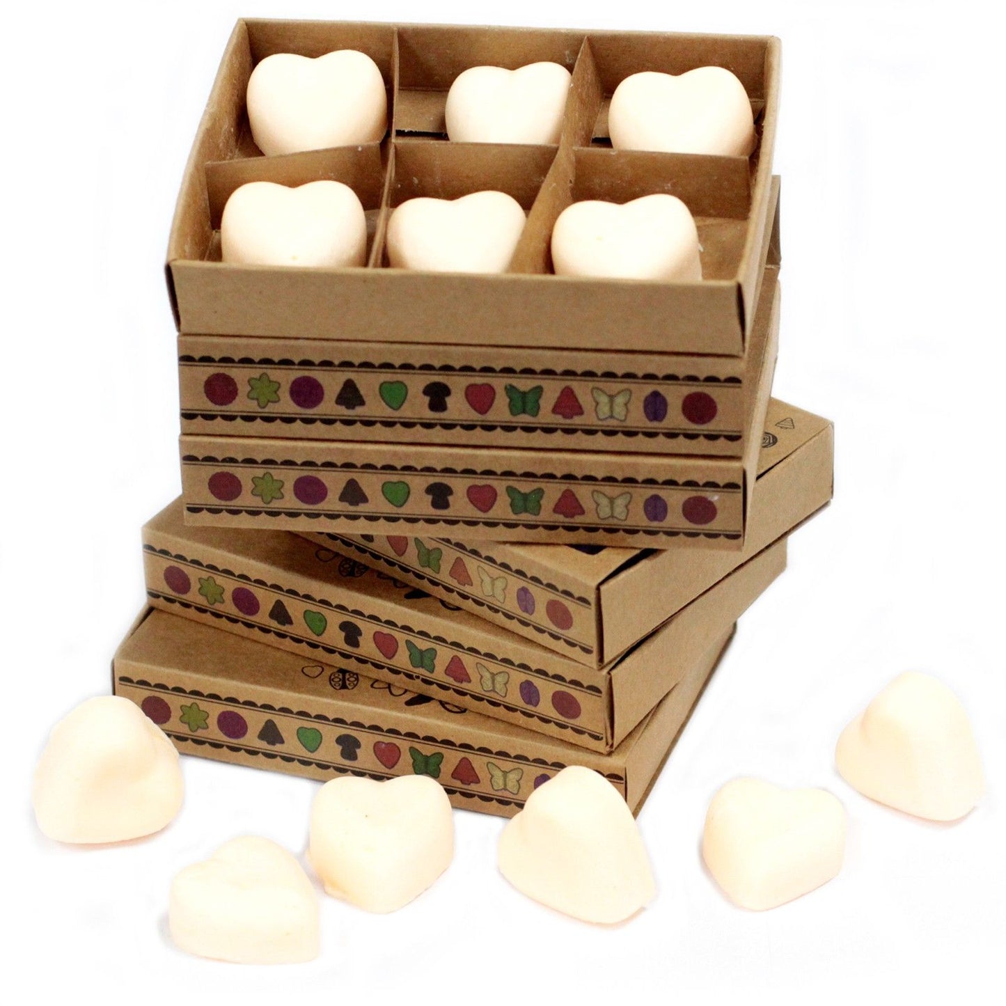 Caja de 6 Ceras de Soja – Canela y Naranja