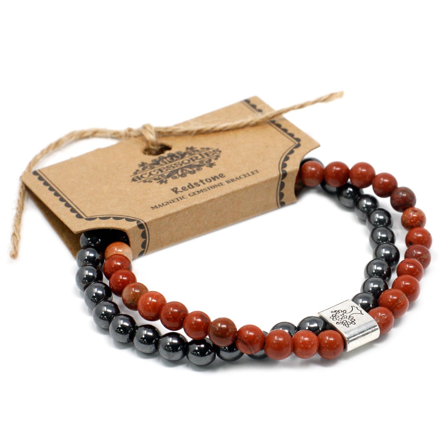 Pulsera de Piedras Magnéticas – Piedra Roja