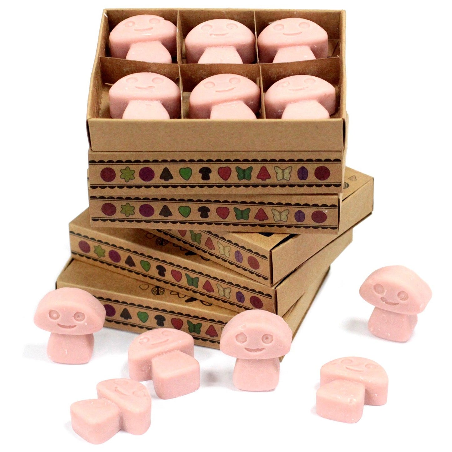 Caja de 6 Ceras de Soja – Café