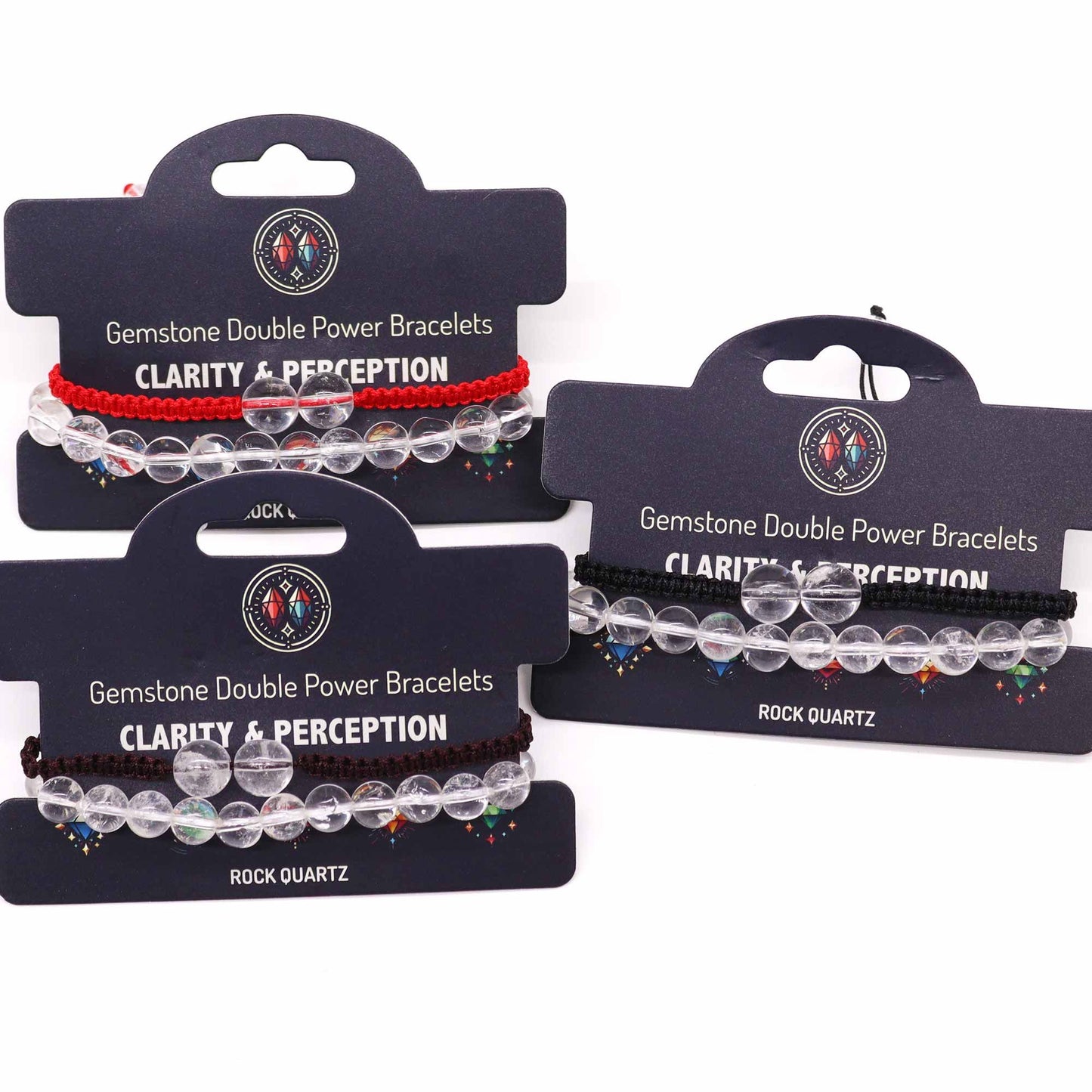 Pulseras Doble Poder de Cuarzo Roca