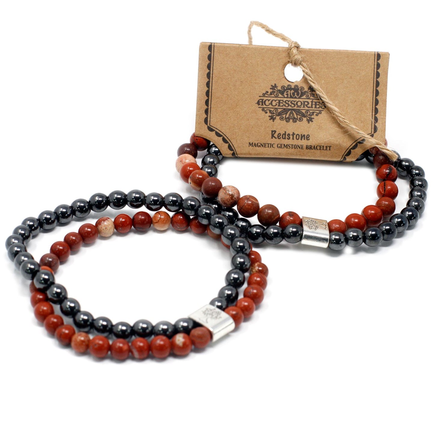 Pulsera de Piedras Magnéticas – Piedra Roja