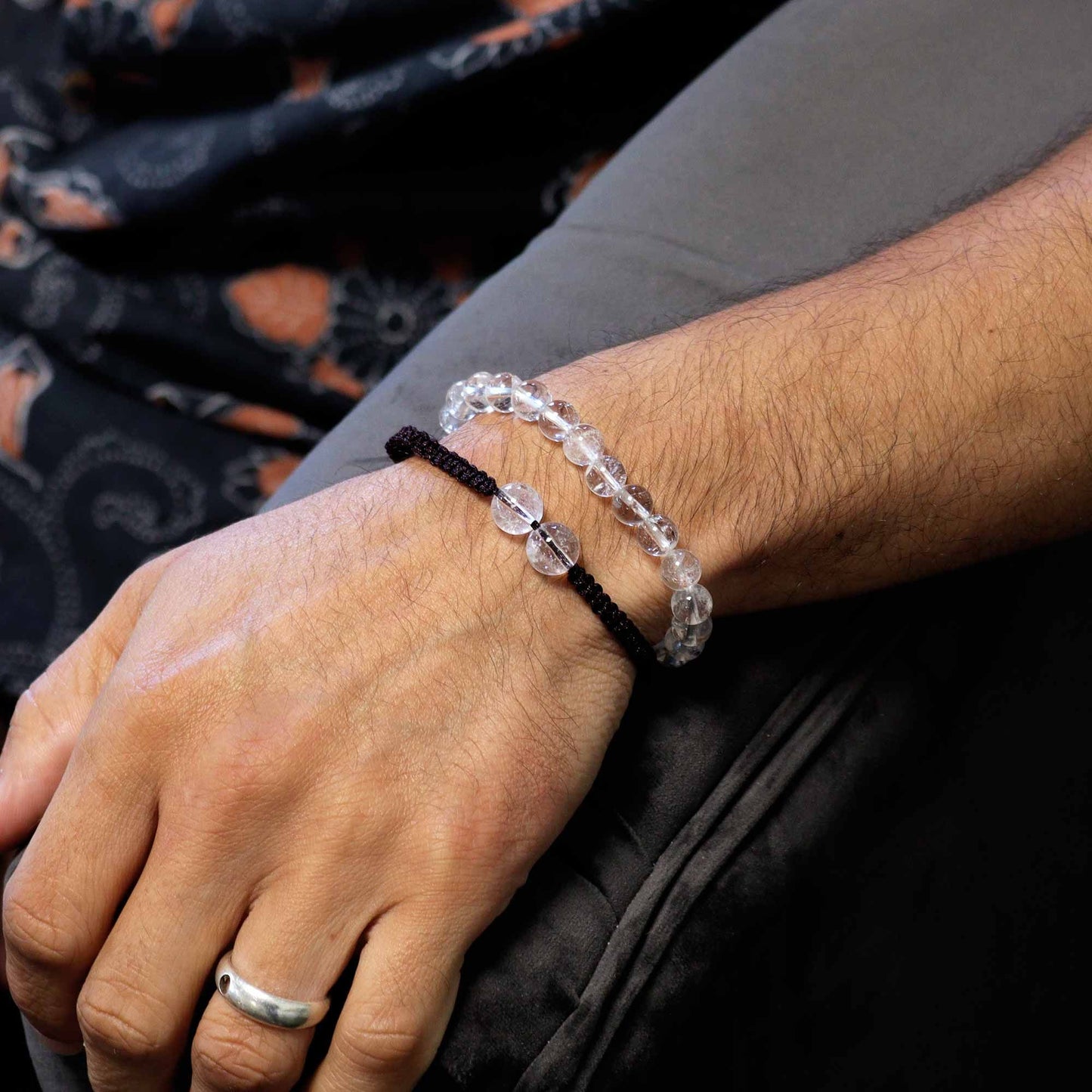 Pulseras Doble Poder de Cuarzo Roca