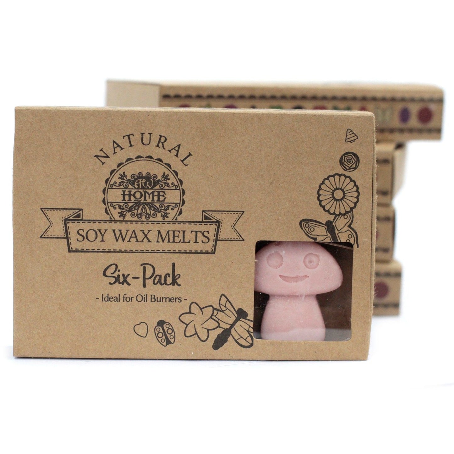 Caja de 6 Ceras de Soja – Café