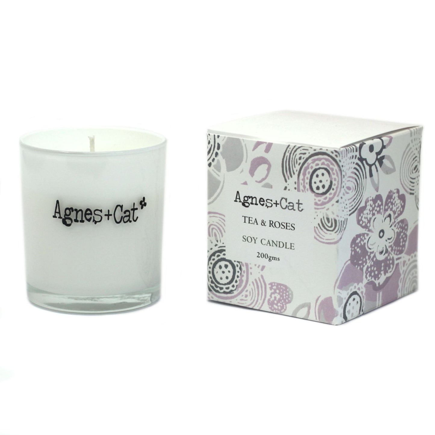 Vela premium Tea & Roses · Agnes & Cat